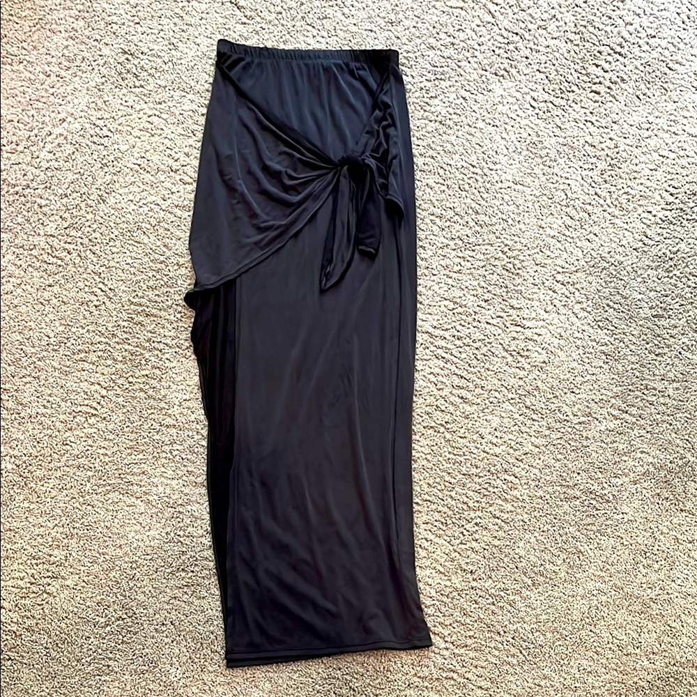 Blue Rain Black Skirt